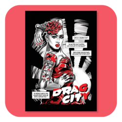 Drag City Ongina A4 Print [Discontinued]