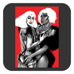 Drag City Shea Coulee & Sasha Velour A4 Print [Discontinued]