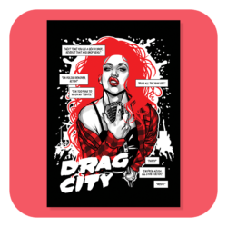Drag City Adore Delano A4 Print