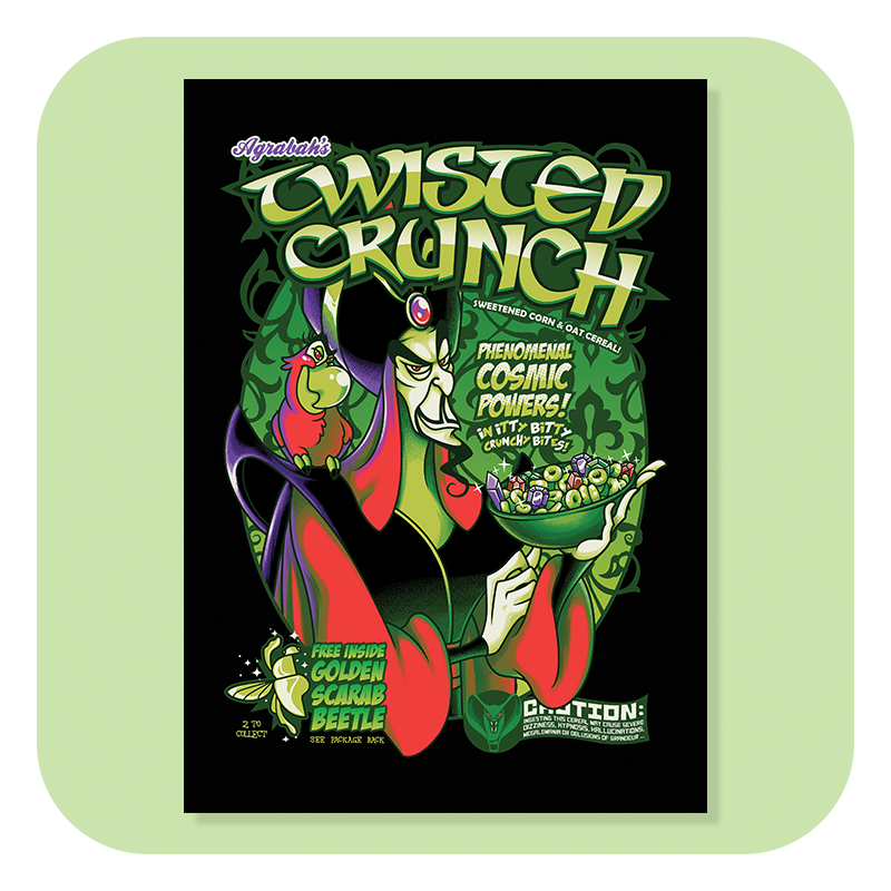 Twisted Crunch A3 Poster
