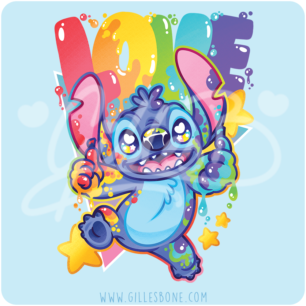 Stitch Says Love Sweatshirt - Image 2