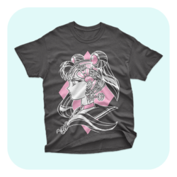 Magical Lock and Time Key in Black T-Shirt