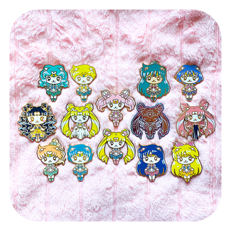 Bundles – Pins – Sailor Moon Set II – Gilles Bone