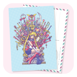 Throne of Magic Postcard