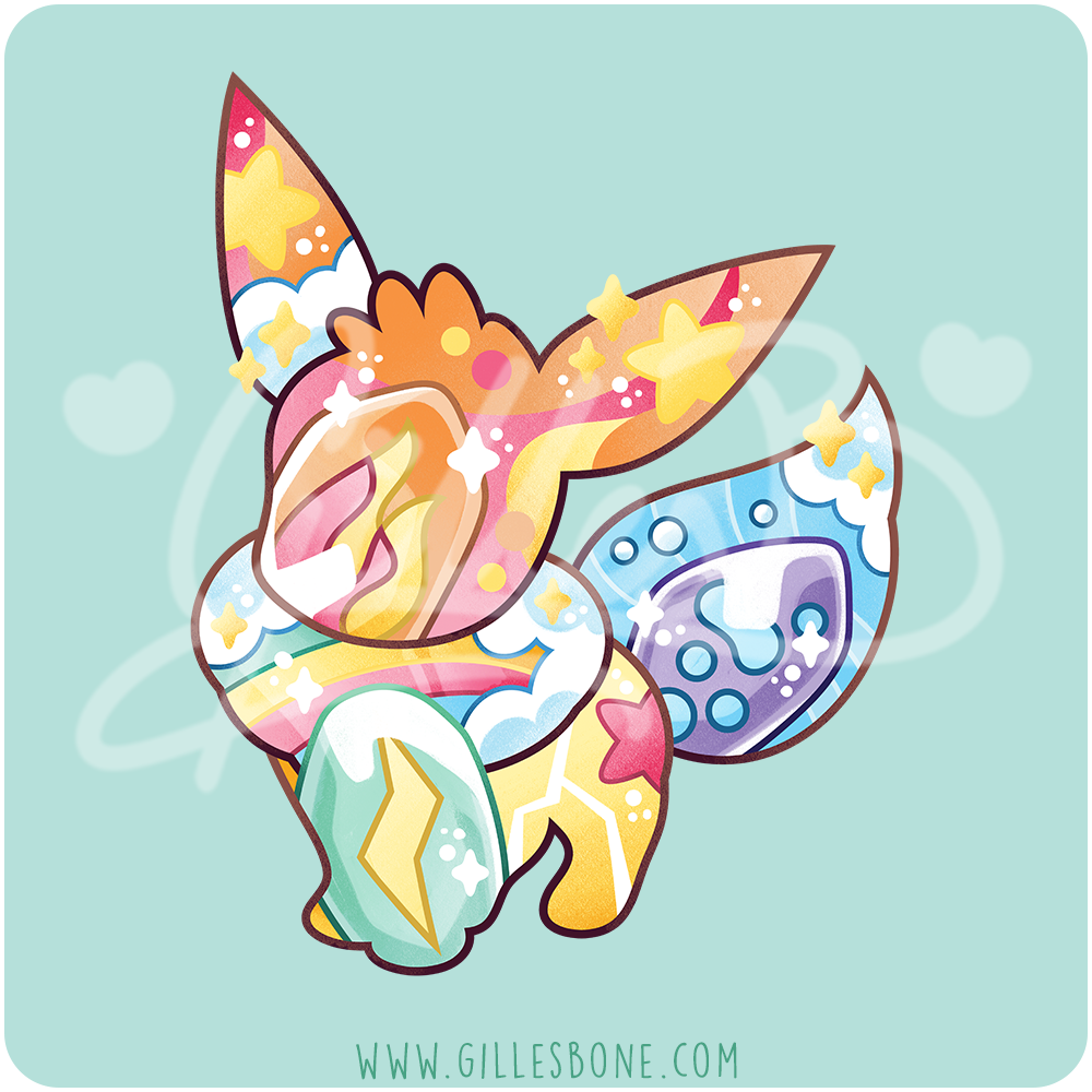 Magical Silhouettes, Eevee T-Shirt - Image 2