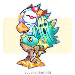 Magical Silhouettes Chocobo