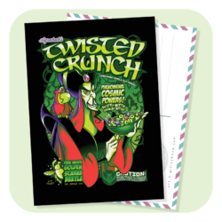 Twisted Crunch Postcard