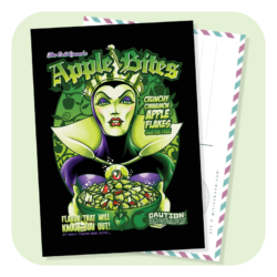 Apple Bites Postcard