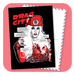 Drag City Katya Zamolodchikova Postcard