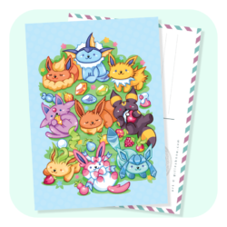 Eevee Atsume Postcard