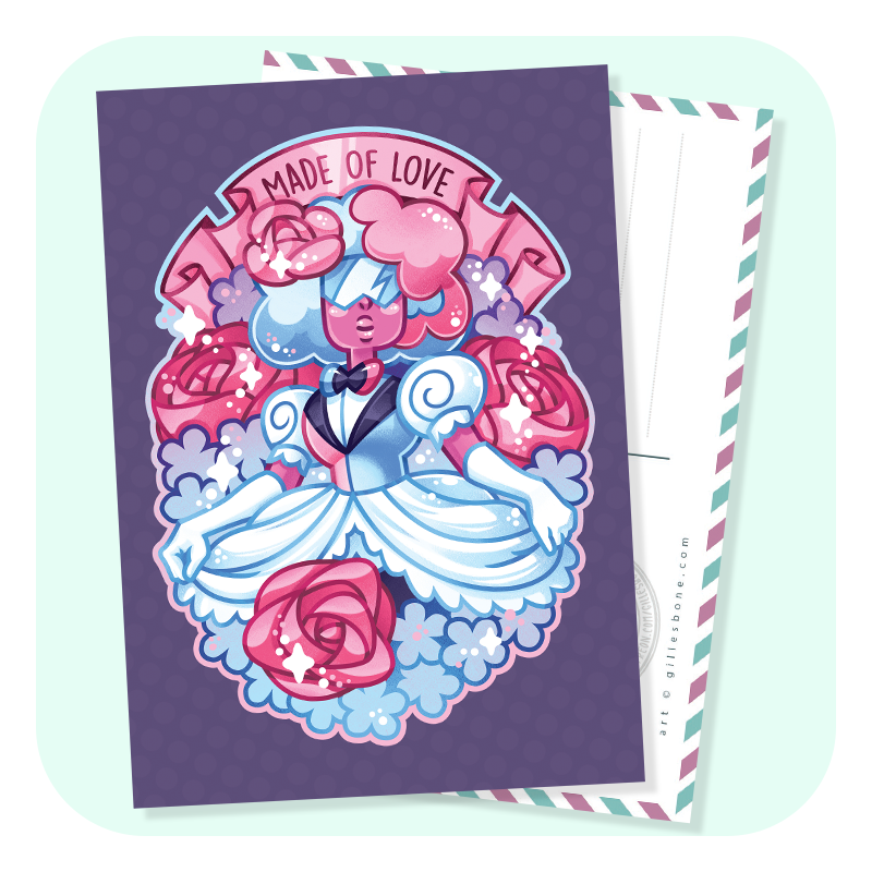 Made Of Love Postcard