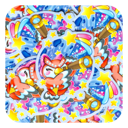 Celeste Looking To The Stars Waterproof Sticker