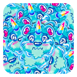 Cubbie Crying Emote Waterproof Sticker
