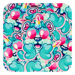Cubbie Love Emote Waterproof Sticker