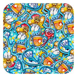 Magical Silhouette Cheshire Cat Waterproof Sticker