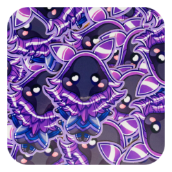 Nya Nya Neko Abyssal Mage Electro Waterproof Sticker
