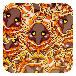 Nya Nya Neko Abyssal Mage Pyro Waterproof Sticker