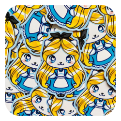Nya Nya Neko Alice Waterproof Sticker