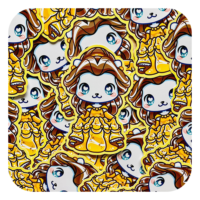 Nya Nya Neko Belle Waterproof Sticker