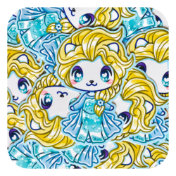 Nya Nya Neko Elsa Waterproof Sticker