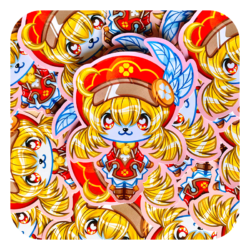 Nya Nya Neko Klee Waterproof Sticker