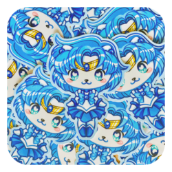 Nya Nya Neko Sailor Mercury Waterproof Sticker
