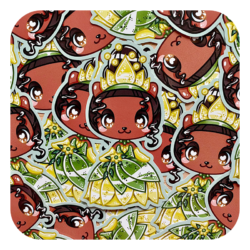 Nya Nya Neko Tiana Waterproof Sticker