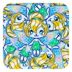 Nya Nya Neko Tinkerbell Waterproof Sticker