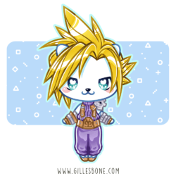 Nya Nya Neko Cloud Strife