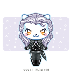 Nya Nya Neko Geralt of Rivia, The Witcher