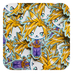 Nya Nya Neko Cloud Waterproof Sticker