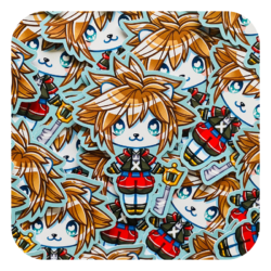 Nya Nya Neko Sora Waterproof Sticker