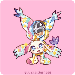 Magical Silhouettes Gatomon T-Shirt