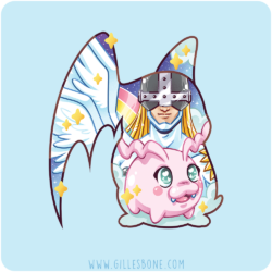 Magical Silhouettes Patamon T-Shirt