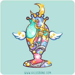 Magical Silhouettes Holy Grail T-Shirt