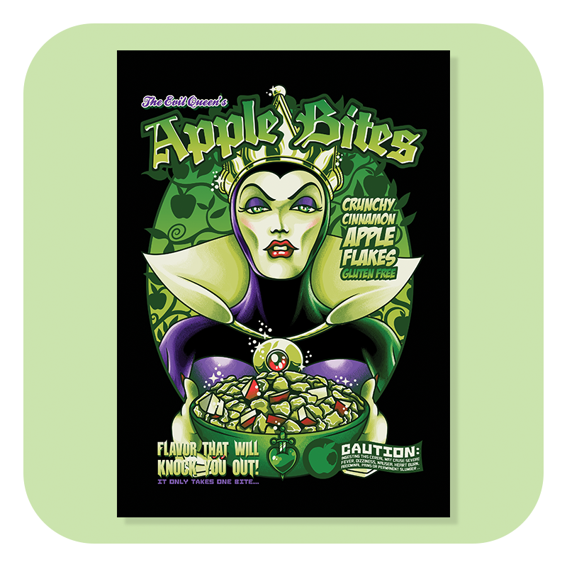 Apple Bites A4 Print