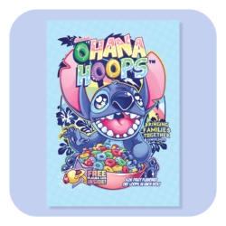 Ohana Hoops A4 Print
