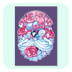 Made Of Love A4 Print