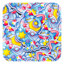 Magical Silhouettes Celeste Waterproof Sticker
