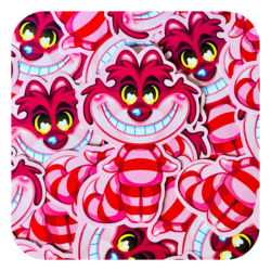 Nya Nya Neko Cheshire Cat Waterproof Sticker