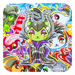 Nya Nya Neko Disney Villains Waterproof Sticker Pack [22 Stickers]