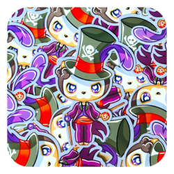 Nya Nya Neko Dr Facilier Waterproof Sticker