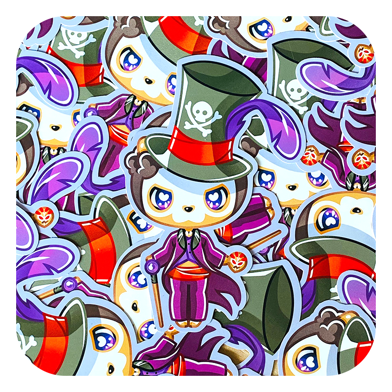 Nya Nya Neko Dr Facilier Waterproof Sticker
