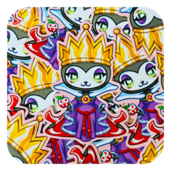 Nya Nya Neko Evil Queen Waterproof Sticker