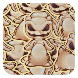 Nya Nya Neko Oogie Boogie Waterproof Sticker