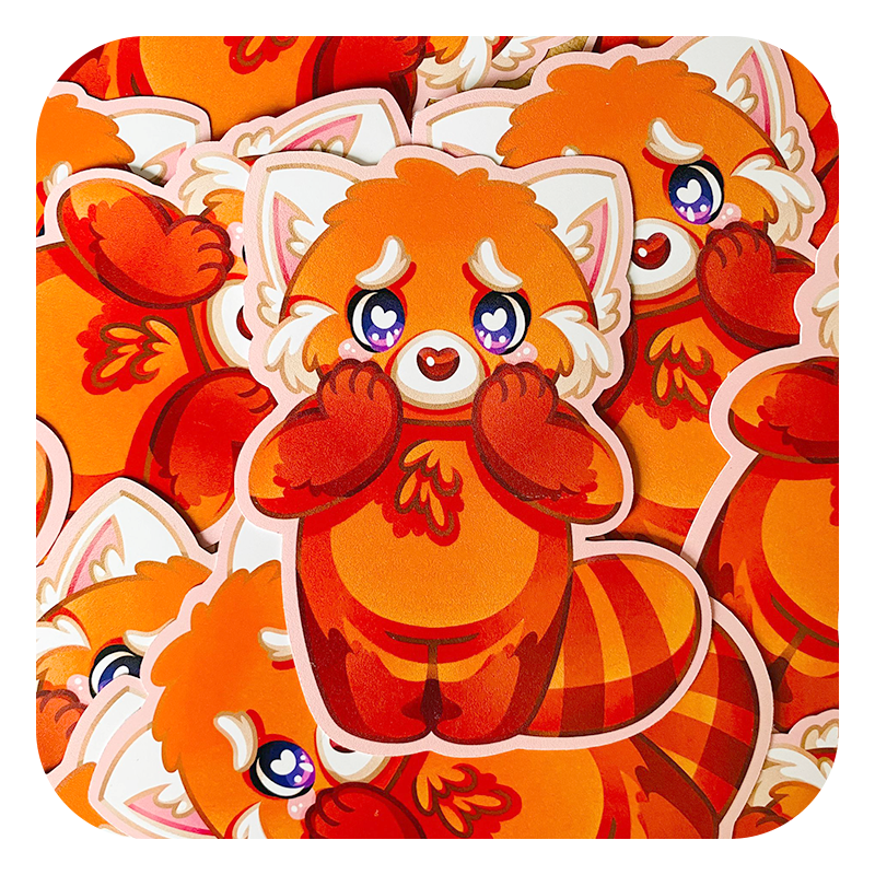 Nya Nya Neko Panda Mei Waterproof Sticker