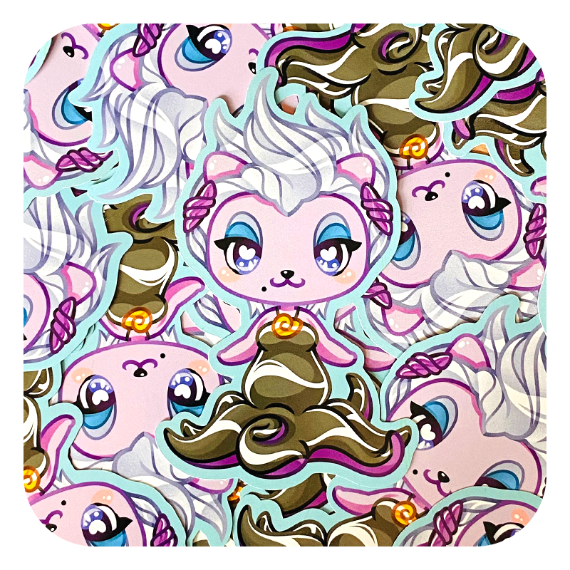 Nya Nya Neko Ursula Waterproof Sticker