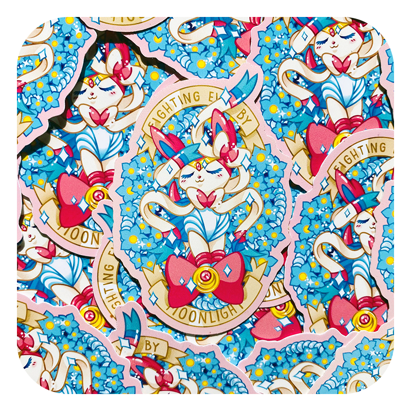 Sailor Sylveon Waterproof Sticker