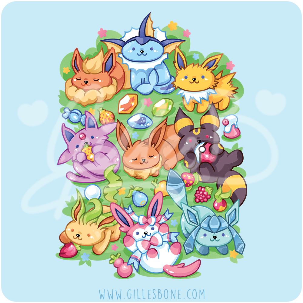 Eevee Atsume T-Shirt - Image 2