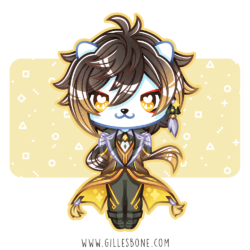 Nya Nya Neko Zhongli (Genshin Impact)